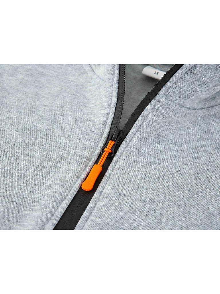 Мужская спортивная толстовка с воротником-стойкой Весна-Осень 2025 - Повседневный топ