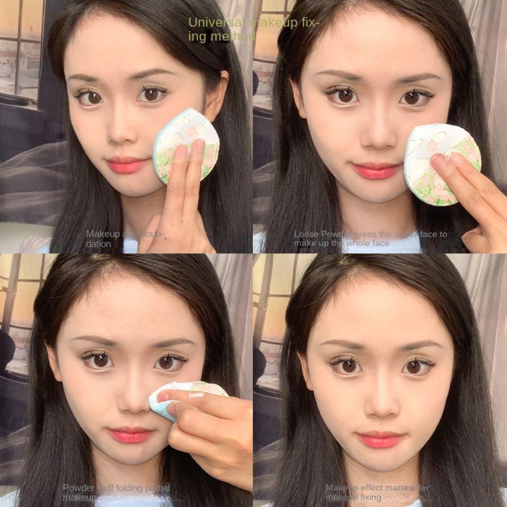 Soft Air Cushion Puff Dry Wet Dual-use Cosmetic Puff Foundation Powder Puff Makeup Sponge Puff Set