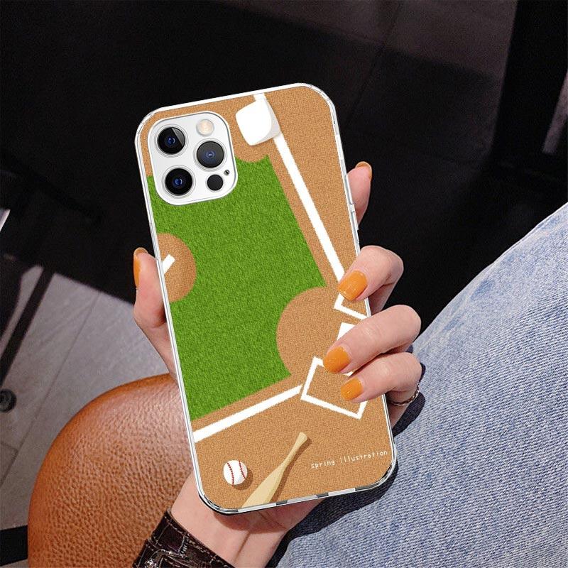 Baseball Sport Phnoe Case for Iphone 17 Air 16 11 12 13 Mini 14 Plus 15 Pro Max 7 8E SE 2020 16ProMax Phone Cover Coque 17 Air 1