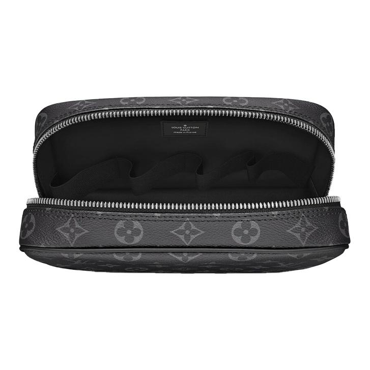 Louis Vuitton Клатч из канвы Monogram Eclipse Универсальный клатч Черный M43383