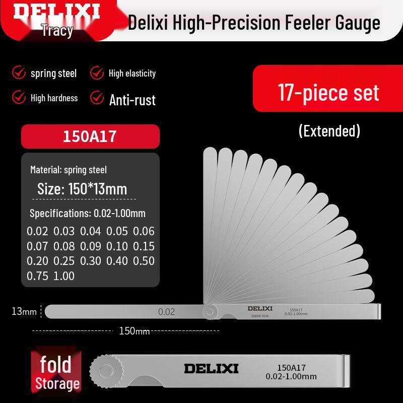 Высокоточный набор щупов из нержавеющей стали - Щуп для измерения толщины клапана и свечи, Бесплатная доставка