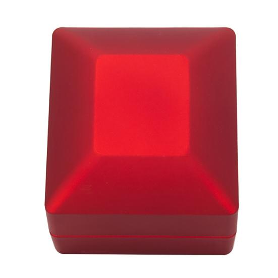 Светящаяся шкатулка для колец со светодиодной подсветкой Компактная портативная мягкая подкладка для помолвочных колец Ювелирные изделия