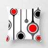 Modern Minimalist Red Abstract Geometric Pillowcase Home Sofa Pillow Cushion Cover