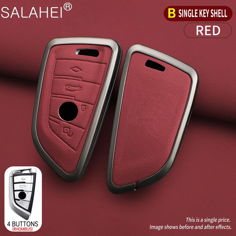 bqwdy8 New Leather Car Remote Key Case Cover Protector Shell For BMW 1 3 5 7 Series X1 X3 X4 X5 F10 F15 F16 F20 F30 F18 F25 M3 M4 E34