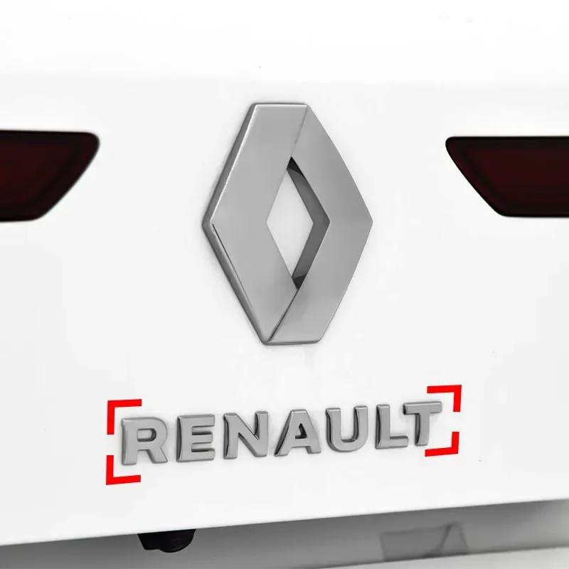 Колпаки на колеса для Renault Megane 2 3 4 RS Grand Scenic Clio Captur Duster Trafic Logan 3D ABS Автомобильный Буквенный Задний багажник Значок эмблема