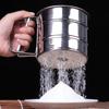 Stainless Steel Powder Flour Sieve Cup Mesh Strainer Baking Kitchen Gadget Tool