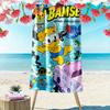 Пляжное полотенце Bamse, Большое мягкое быстросохнущее полотенце для пляжа, кемпинга, плавания
