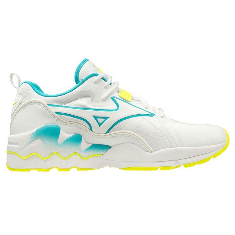 Mizuno Wave Rider 1 Shape of Time - Белые Желтые Мужские Кроссовки D1GA200347