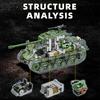 Военный M4 Шерман Средний танк Конструктор MOC Вторая мировая война M26 Першинг Основной боевой танк Кирпичики Оружия Игрушки Подарки для мальчиков