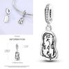 Charms Plata De Ley 925 Devil's Eye Infinity Eternal Symbol Dragonfly Positioning Buckle Charms Fit Women DIY Jewelry