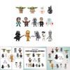 Movie Mini Action Figure Master Yoda 14 Pcs Set Darth Vader Toys Kids