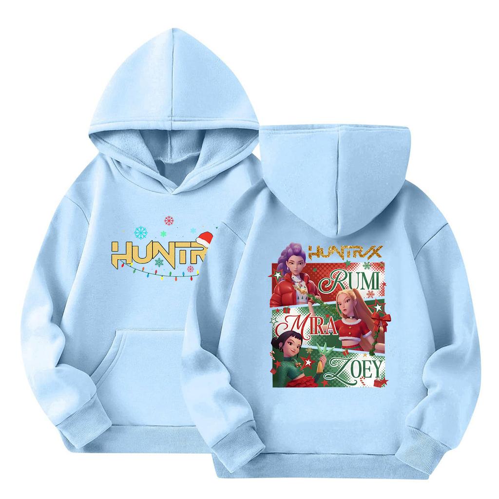 Kids' Long Sleeve Loose Pullover Letter Print Drawstring Hooded Sweatshirt