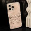 Двухслойная цепочка с подвеской 'Роза Мечты и Бабочка' для Iphone15 17promax Подходит для 16 Apple 14 Чехол для мобильного телефона 11 Фея