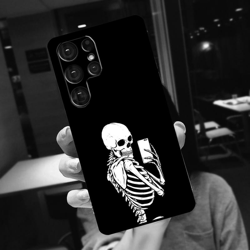 Готический Чехол-Череп Для Samsung Galaxy S25 Ultra S24 S22 S21 S23 Plus S20 FE S9 S10 S24 FE