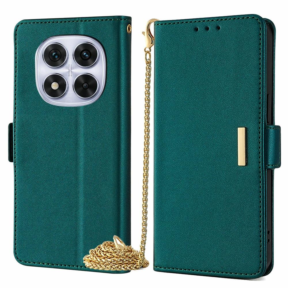 Phone Case For Xiaomi Redmi Note 14 Pro 5G/Note 14 Pro+ 5G/Poco X7 5G PU Leather Wallet Stand Cover with Crossbody Shoulder Strap