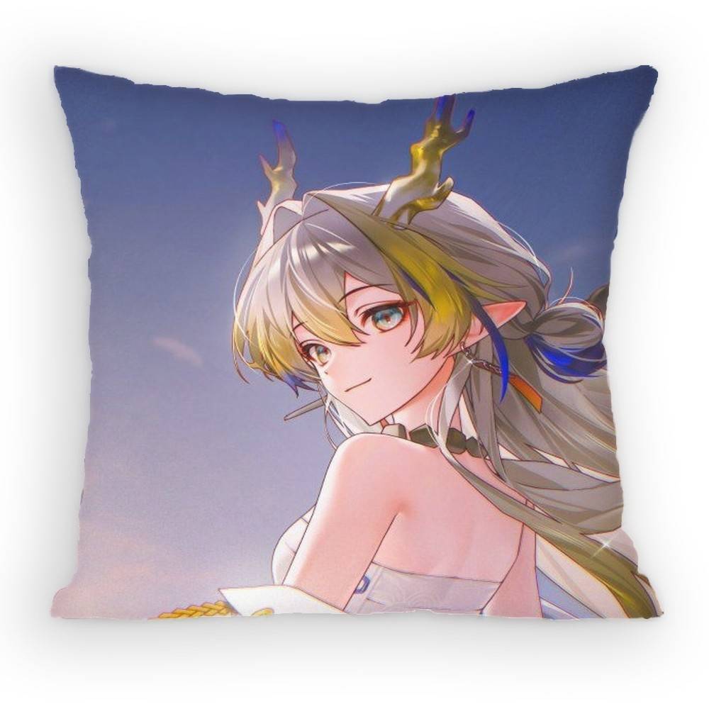 Игра Arknights SHU Наволочка Диван Гостиная для Спальни Автомобиль Изголовье Спинка Подушка Квадратная Подушка Время для Сна