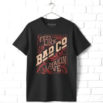 Bad Company Feel Like Makin Love Men's T Shirt Straight Shooter Album Rock Band