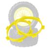 Tire Mounting Rubber Band Tool Accessories for RC 1/8 Off  Road Vehicles 1/10 Short   Trucks(Yellow )
