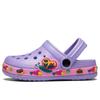 TWINFLAMES New Kids Unicorn Dinosaur Garden Shoes Beach Flat Sandals Slippers Child Sandals Anti Skid Slipper Summer Hole Shoes