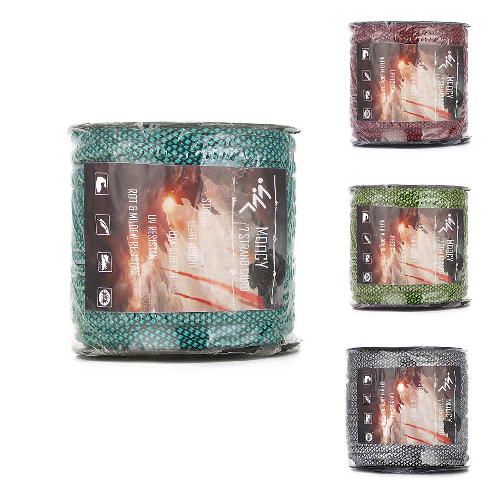 164 фута Паракорд 7-жильный сердечник 4 мм Веревка для кемпинга на открытом воздухе Шнурок-парашют