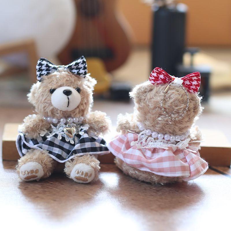 Плюшевый кулон Шэллимей-медведь из мягкого ПП-хлопка, брелок-медведь, подарок