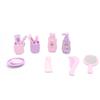 13Pcs 1:12 Dollhouse Miniature Bathroom Supplies Bathroom Furniture Accessory