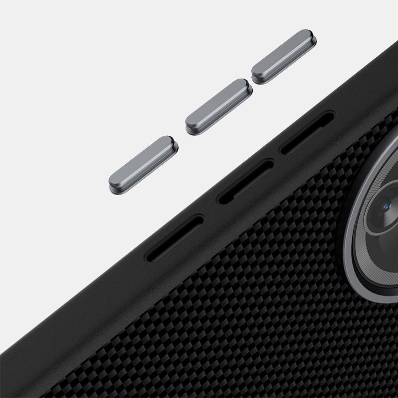 Экологичный кожаный чехол для Redmi K80 Тонкий Ударопрочный Магнитный Захват Углеродное Волокно Чехол-Крышка Металлическая Линза Захват Funda Conque Etui