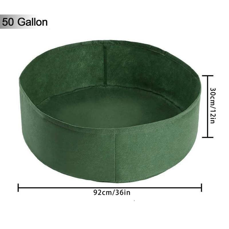 15/50/100 Gallon Large Capacity Plants Growing Bag Garden Flower Planter Elevated Vegetable Box Planting Grow Bag
