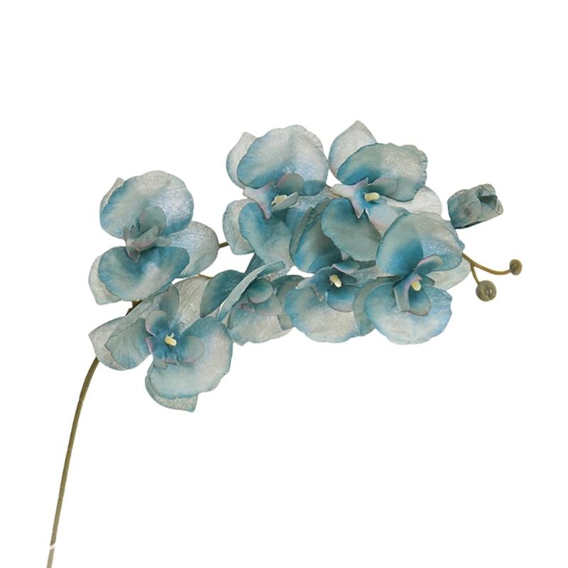 Реалистичная искусственная ветка орхидеи, шелковый цветок для постоянных свадебных композиций или для домашних ваз, украшение стола