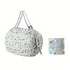 Складные хозяйственные сумки Сумка для супермаркета Большой вместимости Портативная продуктовая сумка через плечо Водонепроницаемая сумка для хранения для путешествий на открытом воздухе
