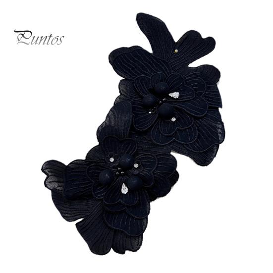 3D Цветочный корсаж Аппликация Стразы Вышивка Свитер Платье Блузка Декор Сделай Сам Шитье Нашивка Одежда Аксессуары Свадебная Вечеринка Одежда Украшения