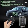 Чехол для ключа-брелока для Hyundai Sonata Santa Fe Sport 2018 2017 2016 2015 2014 2013 4 кнопки Бесключевой доступ Пульт дистанционного управления Складной Выкидной Чехол для ключа-брелока автомобиля