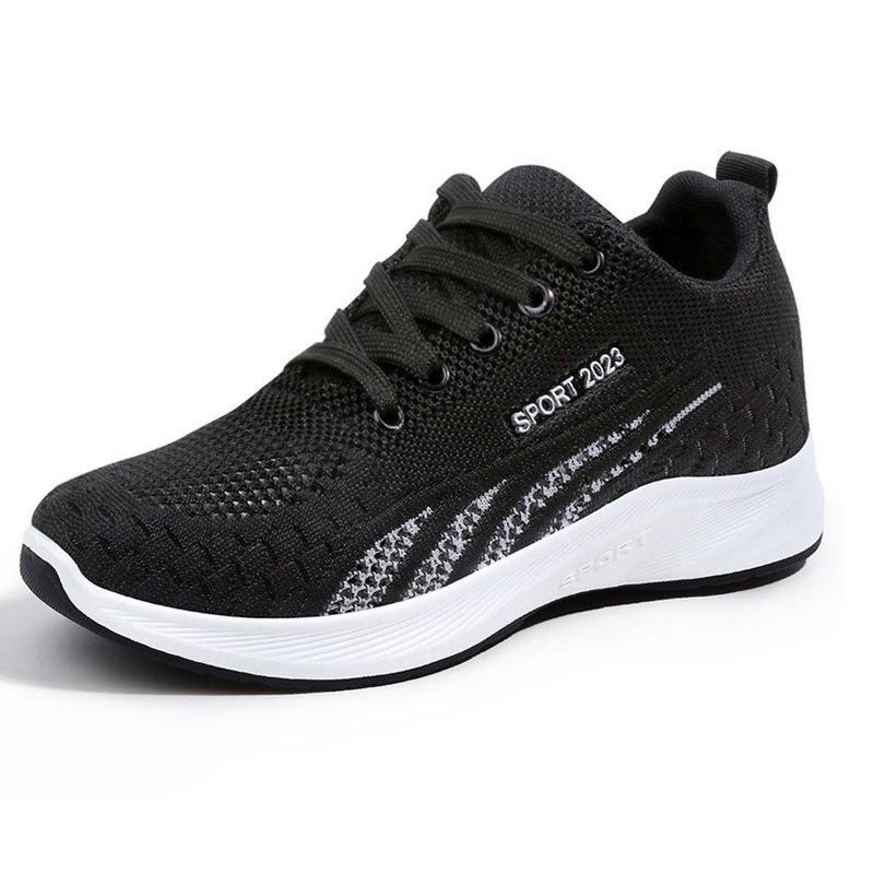 Женская обувь весна-лето Flying Mesh Shoes Женские легкие спортивные кроссовки с мягкой подошвой
