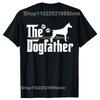 Забавные футболки The Dogfather на День отца Папа Собака Доберман Мужская Женская Мода Повседневная Футболка 100% Хлопок Свободная Футболка Оверсайз