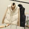 Down Cotton Short New Autumn and Winter Versatile Vest Loose Bread Cotton Vest