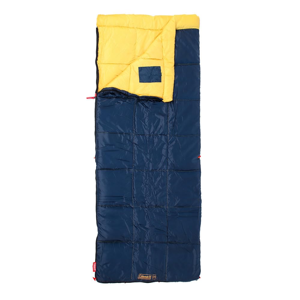 COLEMAN Sleeping Bag Performer III C10 Usable Temperature 10 Degrees Envelope Type Yellow 2000034775
