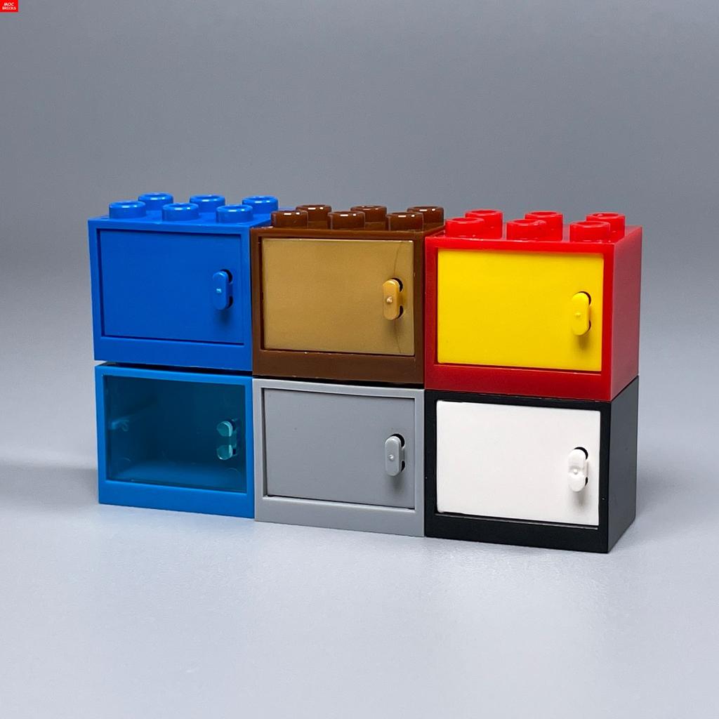 Коробка-шкафчик для кубиков MOC Контейнер 2x3x2 Шкафы Собираемые Частицы 4532 4533 Городской Дом Строительные Кирпичики Детали