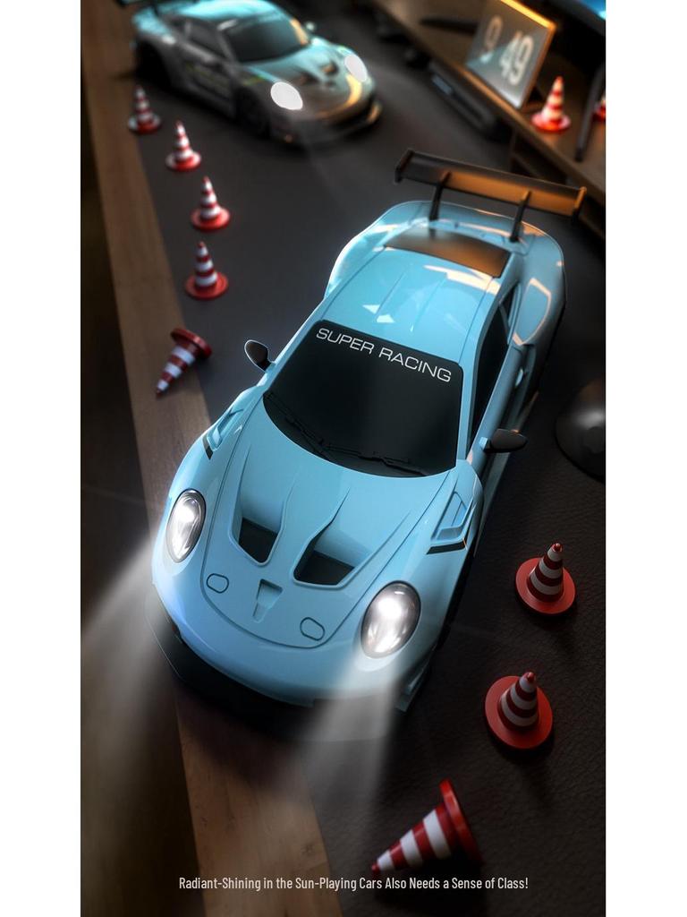 Высокоскоростная RC дрифт-машина: Полноприводный, Электрические огни, Гоночная игрушка с дистанционным управлением для детей