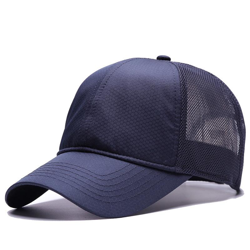 2023 Dad Outdoors Fishing Sun Cap Adult Sports Hat Lady Summer Mesh Baseball Caps Man Big Size Snapback Hats 55-60cm 60-65cm