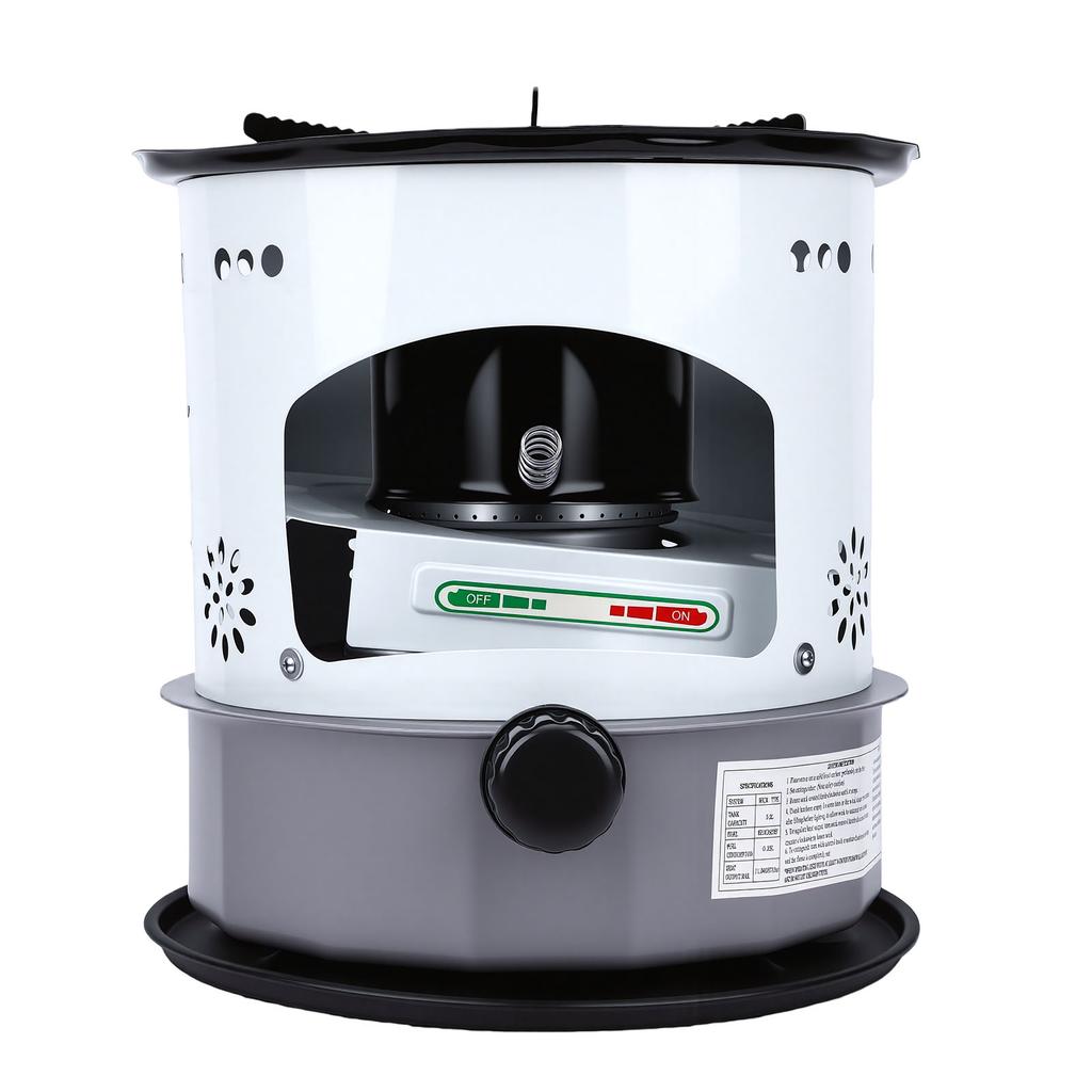 Indoor Outdoor Kerosene Heater 5.2L Aluminum Alloy Portable Space Heater Kerosene Cook Stove for Camping Tent Ice