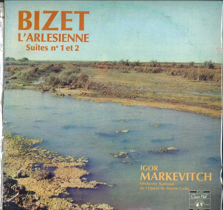 LP Record - Bizet: L'Arlesien, Suite No. 1, L'A M2647 CONCERT HALL Japan Classical Used