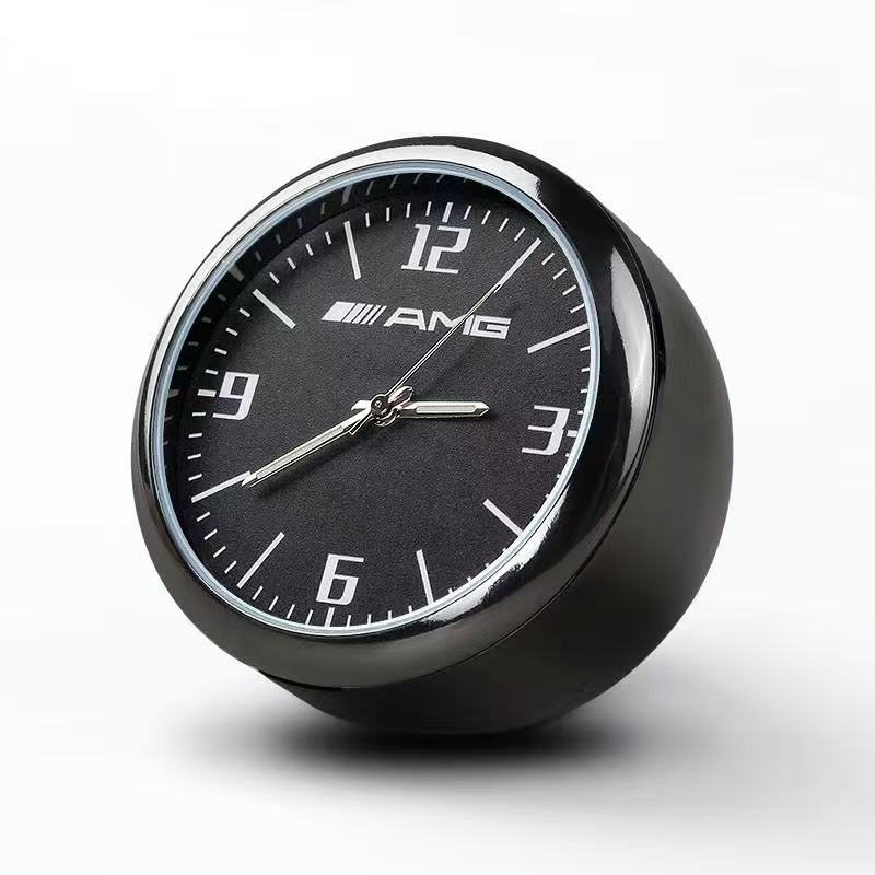 LJX1 Car Decoration Quartz Luminous Clock Watch For Mercedes benz AMG GLA CLA GLC GLE GLB GLK CLS A B C E S Class E300 C200 C260 C180