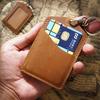 Leather ID Holder & Badge Protector for Work, Student, and Campus Access