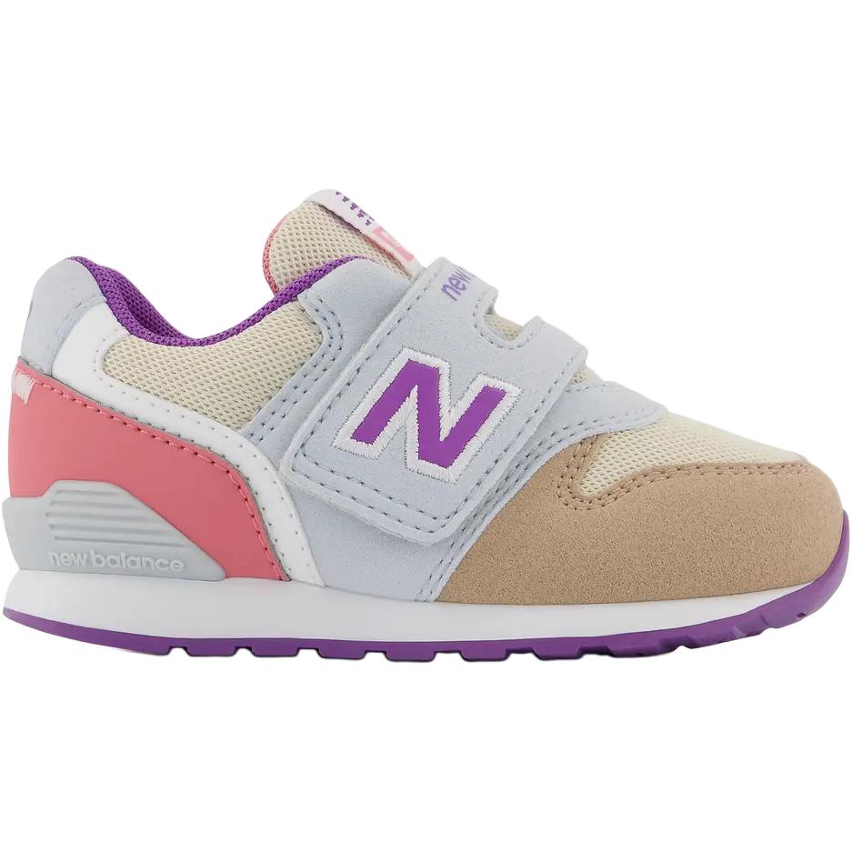 New Balance Универсальная амортизация Низкие кроссовки для ходьбы Детская обувь Светло-серый IZ996JF3
