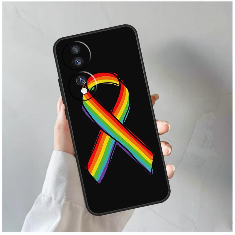 Heart Rainbow Gay Pride LGBT Funda For Honor Magic 6 Lite 5 Pro 50 70 90 Honor X8a X8b X6 X7 X8 X9 X6a X7a X9a X9b Case
