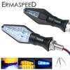 2/4PCS Universal Motorcycle Turn Signal Lights LED Indicators Amber&Blue Blinker 12V LED Flashers Scooter Motorcycle