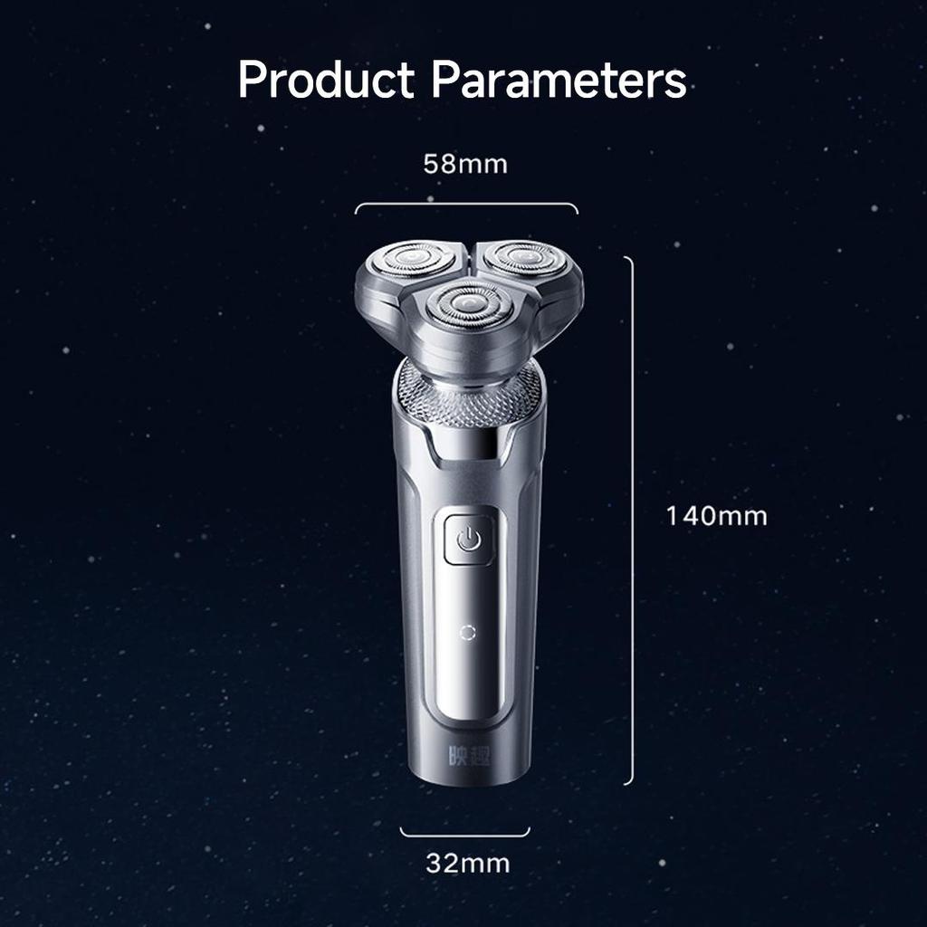 Электробритва Enchen X2 ESM Умная система бритья 360 ° Плавающая 3 режущая головка IPX7 Водонепроницаемая электробритва для влажной и сухой уборки