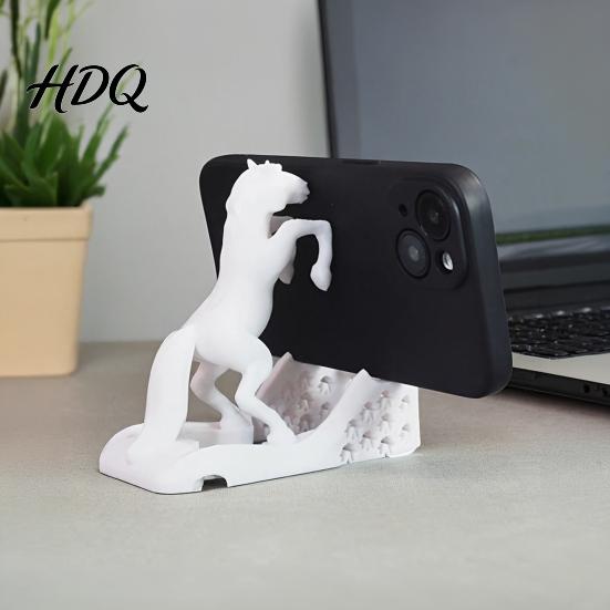 Подставка для планшета Портативный держатель для мобильного телефона 3D-печать в форме лошади Устойчивый держатель