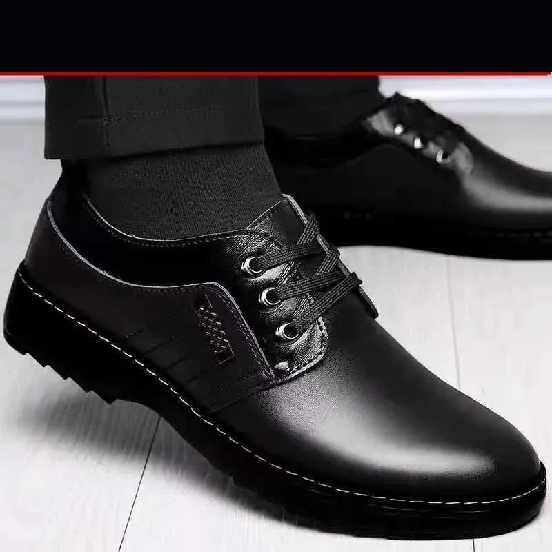 Men Lacquered Leather Shoes Luxury Casual Style Leather Shoes Elegant Office Wedding Black Loafers Shoes