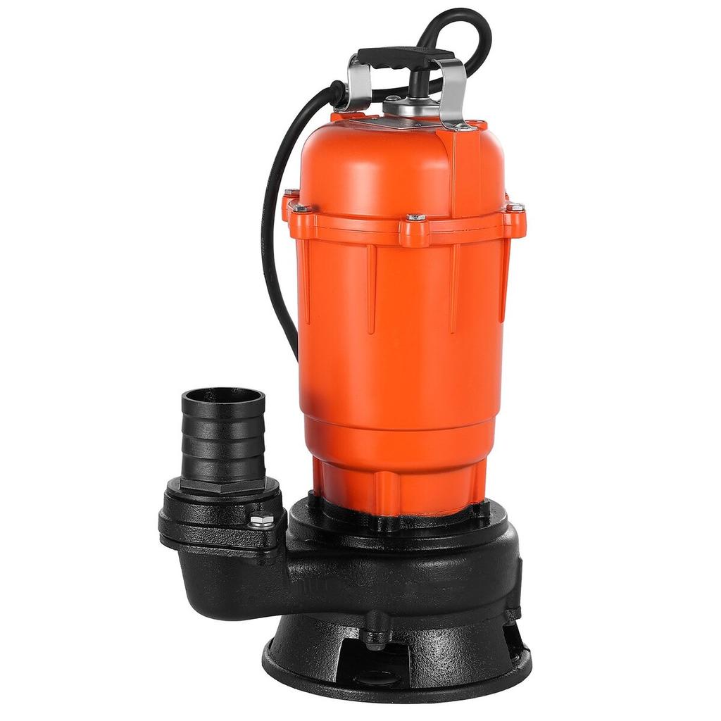550W Submersible Trash Pump, 18000 L/H, Cast Iron Submersible Sump Sewage Pump with 2 in Discharge, 10M Max Lift, Draining Dirty Clean Water, for